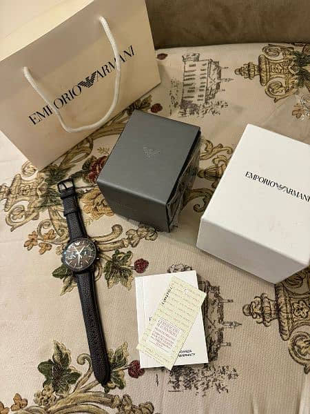 emporio armani watch 0