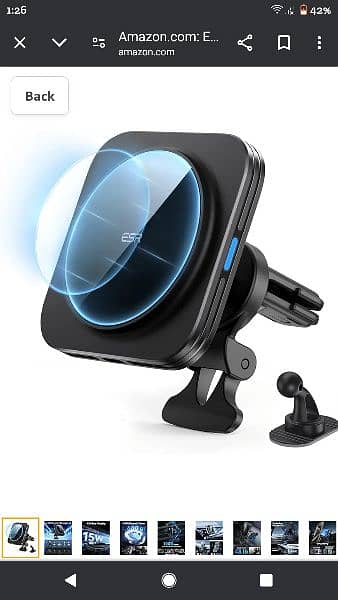 wireless car charger imported 3