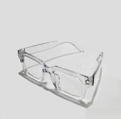white transparent glasses 0