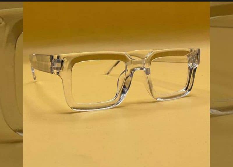 white transparent glasses 2
