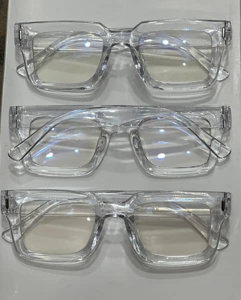 white transparent glasses 4