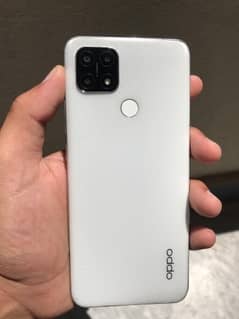 Oppo A15s white colour mobile 0