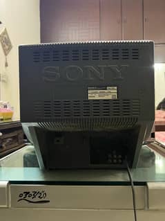 Sony Triniton Color TV with TV trolley