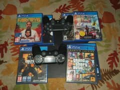 playstation 4 pro with 7 games 2 controller