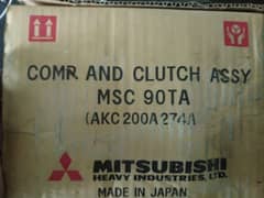 original mitsubishi AC compressor plus condenser grill with fan