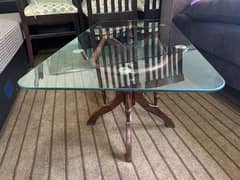 Good Condition Glass Center & Side tables