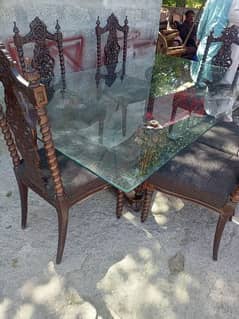 Chinioti classic dinning table for set with 6 chairs