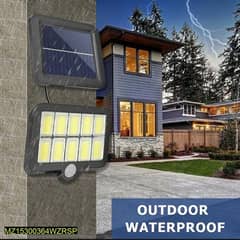 split solar powered outdoor wall light 0