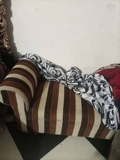 sofa cum bed and 2 seater sethi center tabel for  sale 0