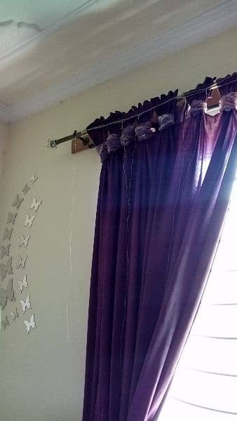 Plum velvet curtains 0