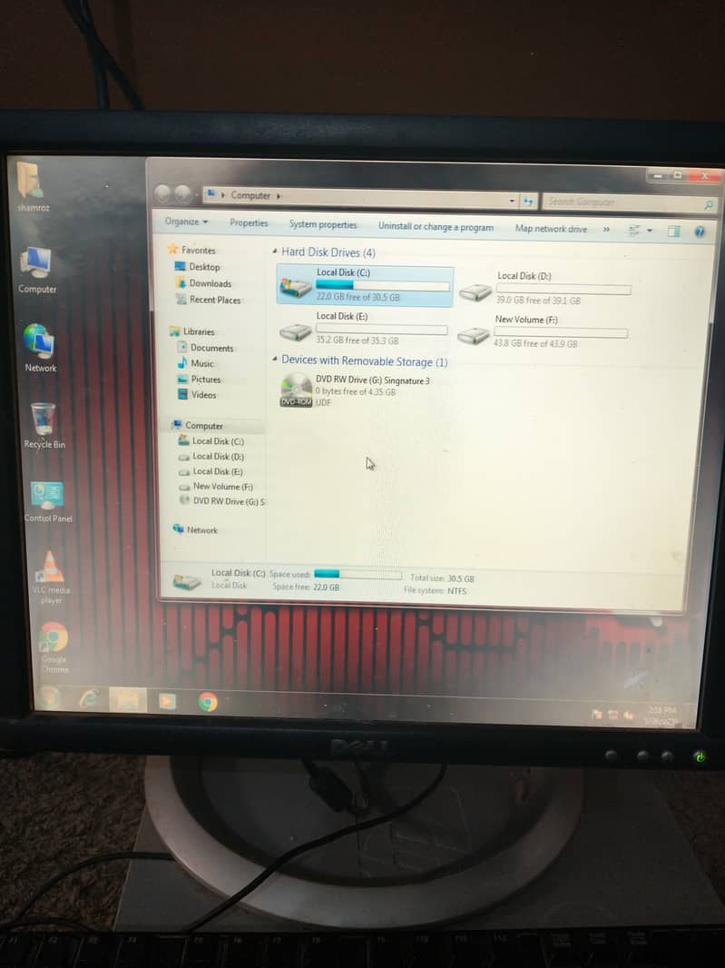 Intel core 2 duo HP CPU, Dell LCD Sell 3