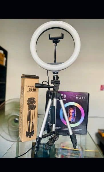 Tripod stand With RGB Ring light 2