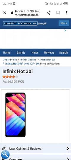 8   128  Infinix hot 30i
