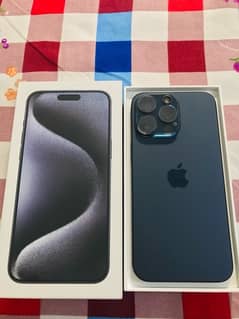 iPhone 15 pro max blue titanium non PTA