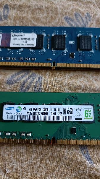 4x 4 Gb ddr3 Ram PC Samsung and Kingston 10/10 condition 2