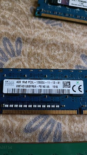 4x 4 Gb ddr3 Ram PC Samsung and Kingston 10/10 condition 3