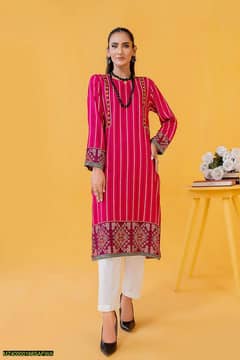 Elegance Awaits with Safwa's Unstitched Viscose Shirt! 0