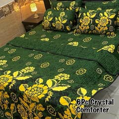 *6Pc Crystal Comforter Set*
Fabric bedsheets? 0