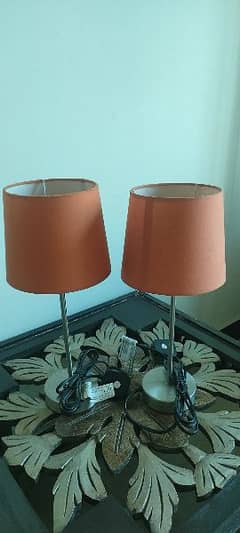floor and table lamp