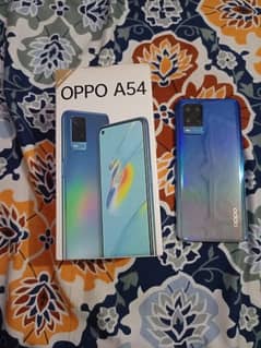 oppo A54 complete box 10by10 1 hand use everything original geniune