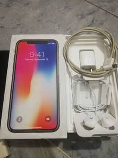 iPhone x 64 gb non Pta condition new with all accessories 0