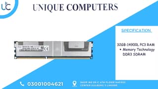32GB-14900L PC3 RAM Memory Technology DDR3 SDRAM 0