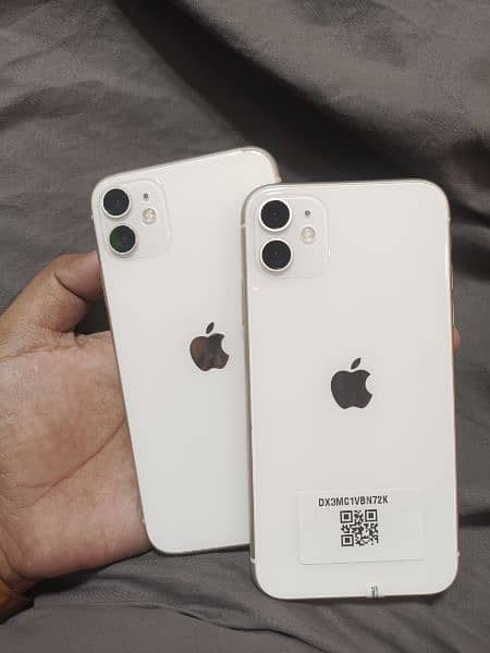 iPhone 11 jv box pack and without box white colour 6