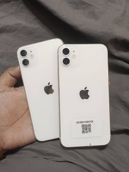 iPhone 11 jv box pack and without box white colour 7