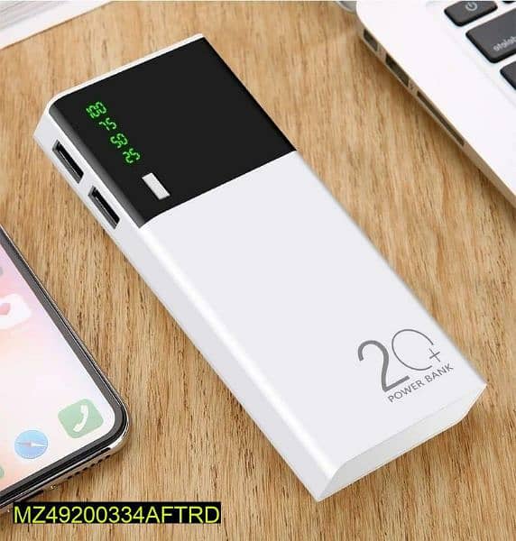 Portable 10000 mah Powerbank with digital display 2