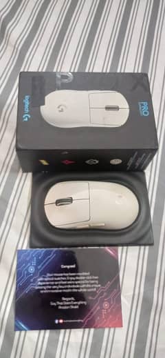 LOGITECH G PRO X SUPERLIGHT Gaming Mouse (White) 0