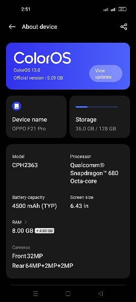 Oppo f21 pro 5