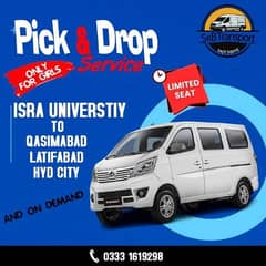 Pick n drop service for girls of isra University