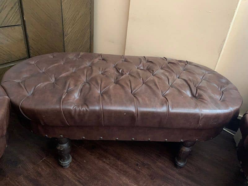 Urgently Puffy sofa 3 set for sale 1