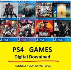 ps4 digital games available (read description)