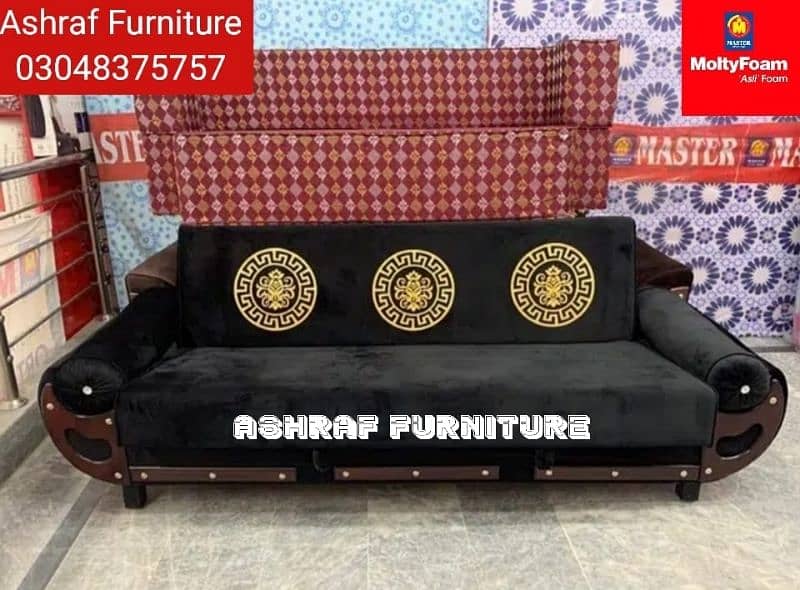 Sofa cum bed/Dewan/Double cumbed/Sofa/L Shape/combed/Bed Set/MoltyFoam 4