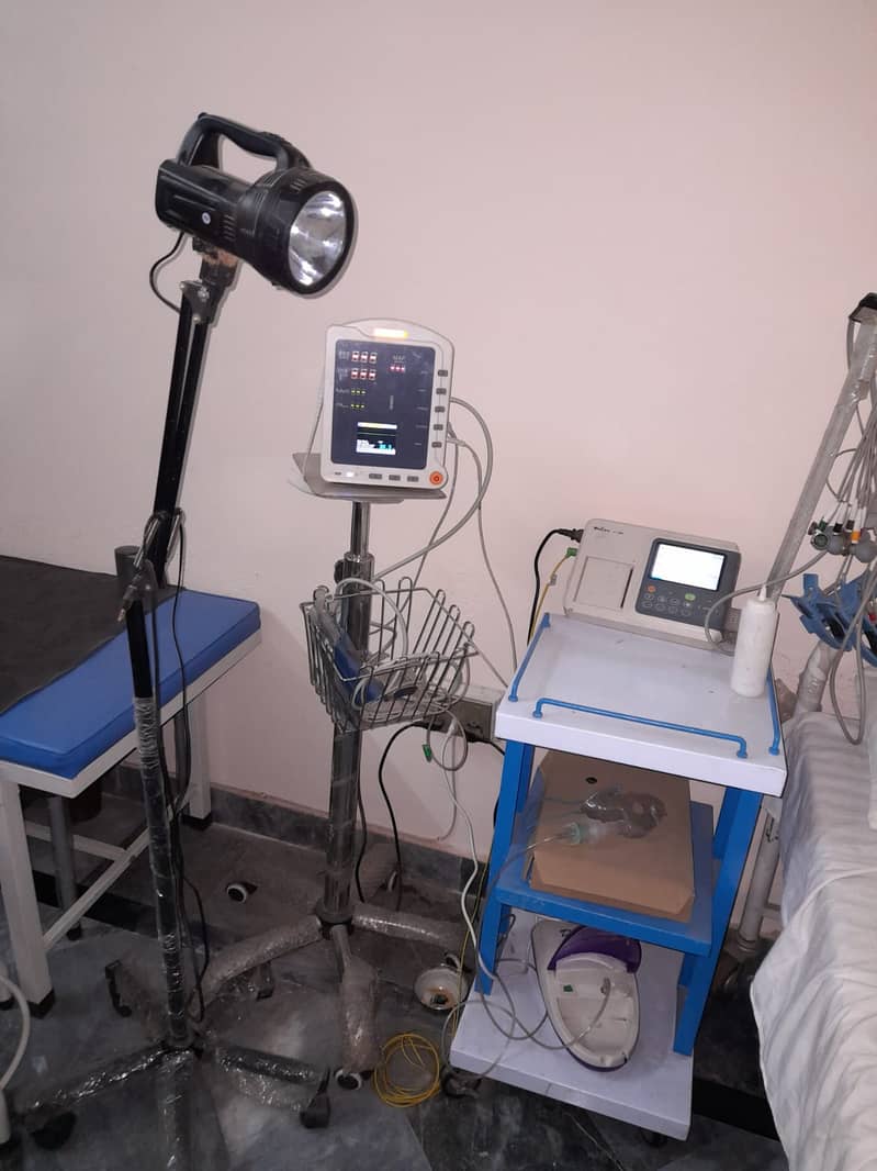 Ultra sound machine , ECG machine clinic setup for sale 3