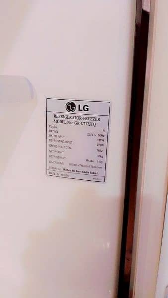 LG refrigerator no Frost good condition 3