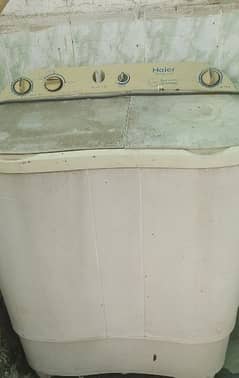 haier washing machine ( washing + dryer)