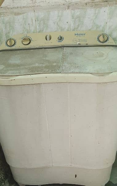 haier washing machine ( washing + dryer) 6