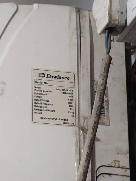 Dawlance Ac 1.5 ton used but good condition. . . 4