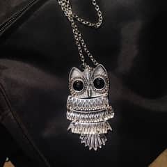 Stainless Steel Owl Pendant