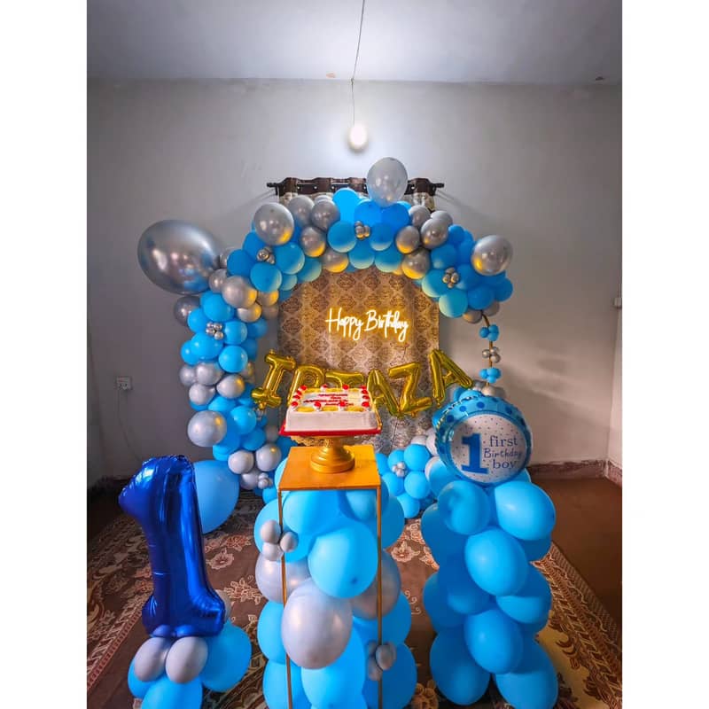 birthday Decoration | aqeeqah Decoration | surprise | customize theme 1