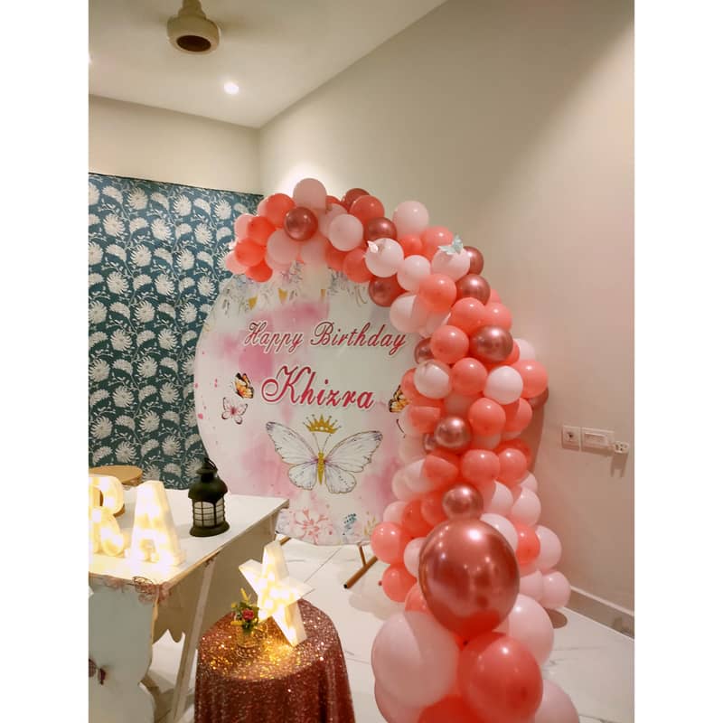 birthday Decoration | aqeeqah Decoration | surprise | customize theme 11
