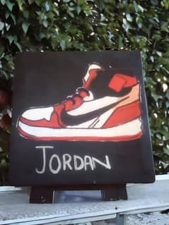 jordan shoes painting 0