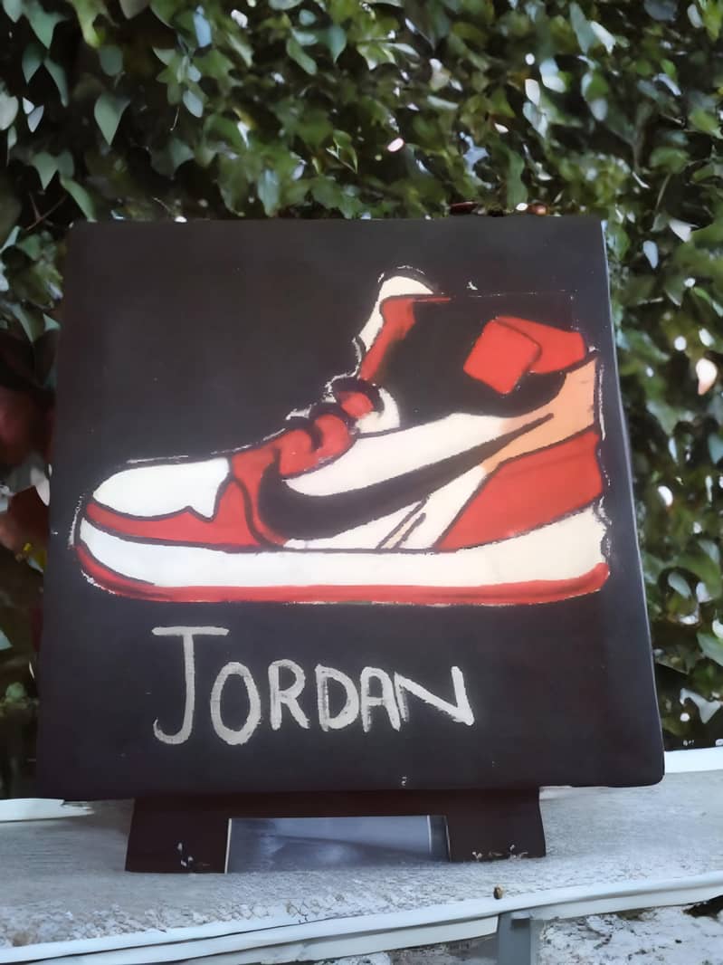 jordan shoes painting 2