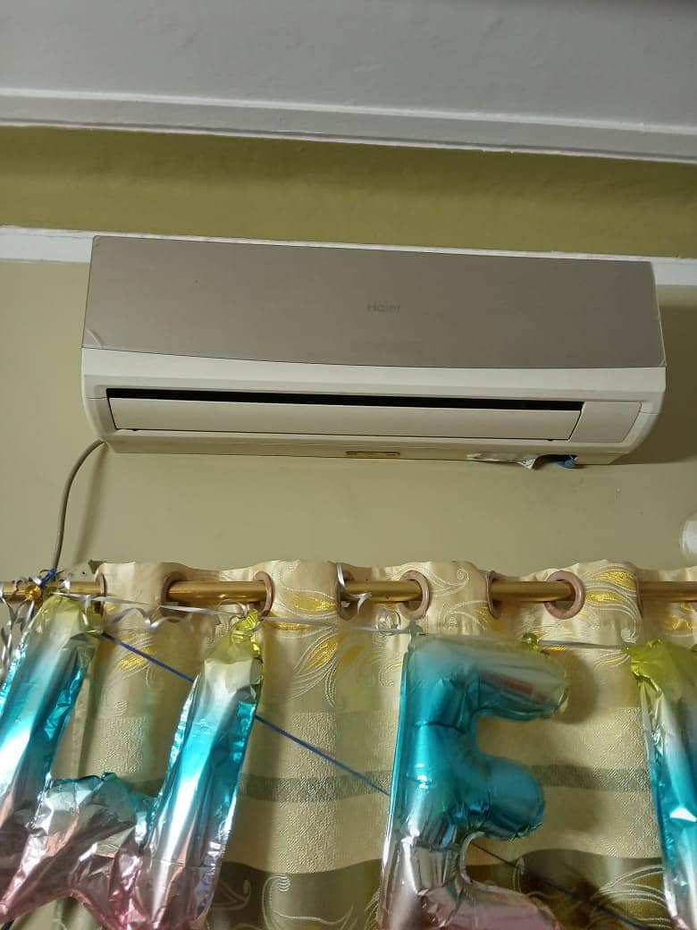 Haier 1 ton ac in good cooling. . . energy saving wala 0