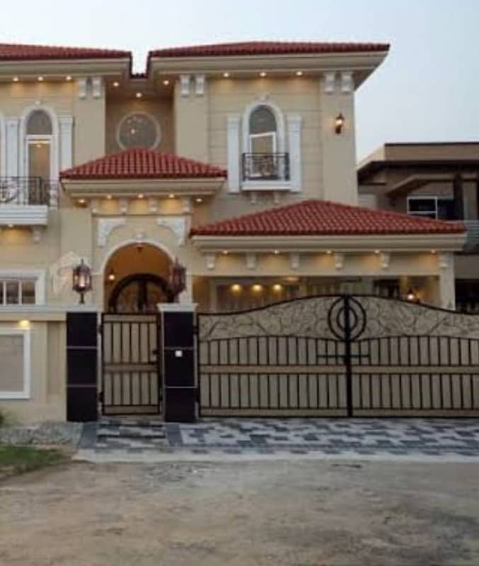 25 Marla Vip Fully Furnished Brand New House For Rent Canal Park Society Area Boundary Wall Canal Road Faisalabad 1