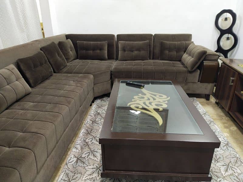 Only one month use new Brand sofa L shaped 1