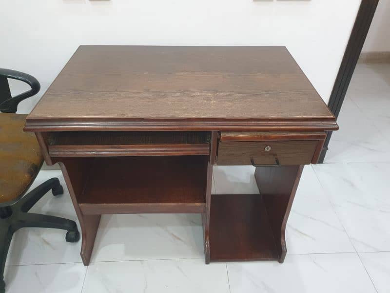Solid Wood computer Table with Chair 1