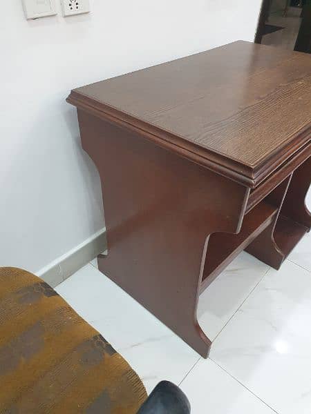 Solid Wood computer Table with Chair 6